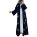 Muslim Dress Women Elegant Pearl-Embellished Muslim Abaya – Modest Long Dress With Luxurious Details For Women_ecoleips.com