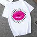 Women's Printed T-shirt Short Sleeves_ecoleips.com