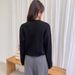 Women's Lace-Up Knit Cardigan - Casual Loose Fit Solid Color Sweater For Autumn & Winter_ecoleips.com