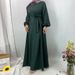 Muslim New Fashion Cross Border Hot Sale Dress Türkiye Dubai Elegant Loose Long Skirt_ecoleips.com
