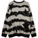Vintage Americana Striped Star Jacquard Sweater Unisex Oversized Loose Knit Top Casual Pullover_ecoleips.com