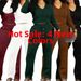 Women's Clothing V Neck Two Piece Set Cute Casual Wear Comfortable Fabric Elegant Style_ecoleips.com