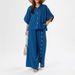 Trendy Hooded Top & Relaxed Pants Set – Breathable Polyester, Casual Chic (S-5XL, 4 Neutral Colors)_ecoleips.com