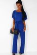 K Women's Button Tied Short Sleeved Jumpsuit_ecoleips.com