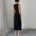 Women's Clothing Spring And Summer Temperament Slim Dress Bow Vest Dress_ecoleips.com