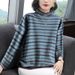 For Autumn And Winter, This Slimming, High-Necked Women's Long-Sleeved T-Shirt Made Of Premium Wool Fabric Offers A Styl_ecoleips.com