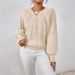 Classic Cable Knit Sweater Women's Casual Crewneck Pullover - Oversized Winter Warm Solid Color Long Sleeve Top_ecoleips.com