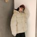 girl Girl Girl 2025 Winter New Korean Couple's Workwear Coat Salt Style Female Student Cotton Padded Jacket_ecoleips.com