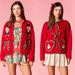 Women's Clothing Women's Christmas Long Sleeve Cotton Coat With 3D Bow & Soldier Print – Cozy Winter Outerwear For Holiday Season_ecoleips.com
