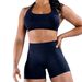 Women's Clothing High Elastic Ultra Fine Matte Nylon Halter Neck Seamless Sports Bra Backless Shockproof Yoga Bra_ecoleips.com
