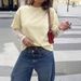 Women's Lace Patchwork T-Shirt Casual Fashion Top For Autumn Relaxed Everyday Wear Comfortable Feshion_ecoleips.com