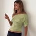 European And American Ins-style Women's Summer New Fashion Streetwear Solid Color Off-shoulder Short-sleeve Ruched Waist_ecoleips.com