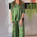 Women's Clothing Summer New Round Neck Fashion Printing Loose Two Piece Suit For Women_ecoleips.com