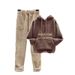 Cozy Sherpa-Lined Embroidered Sweatshirt & Wool Wide-Leg Pants Set (Winter Loungewear, S-XXL, Unisex-Friendly Fit)_ecoleips.com