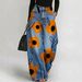 Women's Loose Fit Printed Denim Jeans Comfortable Wide Leg Trousers For Casual Wear_ecoleips.com