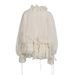 K Sweet And Niche Design Short Skirt, New Lace Up Black Fungus Edge Dress For Women_ecoleips.com