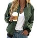 Women's Clothing Casual Jacket Women's Spring New Solid Color Fashion Zipper Outer Jacket For Women_ecoleips.com
