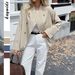 Diyun European And American Casual Vacation Style Button Long Sleeve Jacket Women's Clothing 2025 Autumn_ecoleips.com