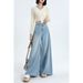 European American Sizes - Best-selling Cross-border Item: Washed Blue Wide-leg Pants, Loose And Stylish Women's Jeans_ecoleips.com