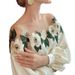 Women's Clothing Design Sense Mesh Splicing Shirt Spring New Heavy Embroidery Flower Shirt Unique And Beautiful Shirt_ecoleips.com