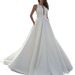 Wedding Dress With Long Train New Bride White Atmospheric Palace Style Wedding Dress Wedding Dress_ecoleips.com