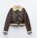 Women's New Double-sided Short Jacket Winter Motorcycle Style Fur One-piece Warm Jacket_ecoleips.com