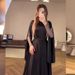 New Spring Solid Color Elegant And Slimming Mesh Dress With Large Swing Sleeves For Women_ecoleips.com