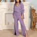 Women's Clothing Autumn New Fashion Long Sleeved Shirt Vest Trousers Suit_ecoleips.com