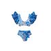 Women's Sexy Three Piece Swimsuit Set Fashionable Print Swimwear For Vacation_ecoleips.com
