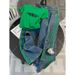 Women's Clothing Outfit With A Complete Set Of Fashionable Green Straight Shoulder T Shirt High Waist Ripped Jeans Two Piece Suit1_ecoleips.com