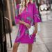 European And American Cross-border AliExpr 2026 Summer New Elegant Women's Leopard Print Button Bell-sleeve_ecoleips.com