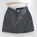 Women's Clothing Summer New Heavy Duty Hot Diamond Denim Skirt Women's Fashionable High Waist Slim A Line Hip Skirt_ecoleips.com