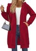 Women's Zip Hoodie Long Sweatshirt Oversized Fleece Casual 2025 Fall Jacket_ecoleips.com