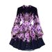 Women's Clothing Holiday Style Lantern Sleeve Flower Fairy Linen Ruffled Skirt_ecoleips.com