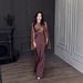 Women's Clothing Spring Celebrity Slim Fitting Spliced Organza Long Satin Dress With Large Swing Sleeves_ecoleips.com