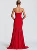 Mozision Off-shoulder Strapless Sexy Maxi Dress Women Elegant Scarf Collar Sleeveless Backless Bodycon Club Party Long Dresses_ecoleips.com