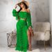 TS938 New Women's Casual Mesh Tassel Beach Dress Two-Piece Set_ecoleips.com