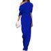 Women's Clothing One Shoulder Loose White Jumpsuit Hot Selling Women's Pants_ecoleips.com