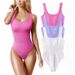 Spot Goods Women's Sleeveless Vest Bodysuit Low Cut Jumpsuits Rompers European American Style Special Design_ecoleips.com