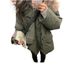 girl Army Green Parka Jacket For Women 2025 New Style Fleece Lined Thickened Super Stylish Cotton Coat_ecoleips.com