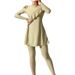 European And American Conservative One Piece Swimsuit Long Sleeves And Long Pants To Cover The Flesh Sweet Ladies Slim Two Piece Swimsuit_ecoleips.com