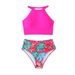 Aria Basics 2025 New European And American Bikini High-Waisted Tummy-Covering Two-Piece Sports Swimsuit For Women_ecoleips.com