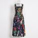 Women's Clothing Printed Dress Autumn New Square Collar Beaded High Waist Strappy Suspender Skirt For Women_ecoleips.com
