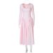 Hot-Selling Women's 2025 Autumn New Sexy Plaid Skirt Fashion High-Waisted Flared Long-Sleeve Dress For Women_ecoleips.com
