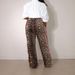 D10115 European And American Cross-border 25 Spring/summer Fashion Leopard Print Patchwork Color-blocking Striped Loose_ecoleips.com
