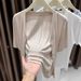 DiYun European And American Y2K Fashion Simple Short-Sleeve Shirt Women's Clothing 2026 Spring/Summer_ecoleips.com
