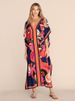 K European And American Positioning: Printed Vacation Beach Skirt, Loose Seaside Long Skirt, Bikini Sun Protection Shirt_ecoleips.com