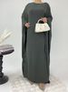 Women's Clothing Waist Bat Sleeve Dress Waist Bat Sleeve Dress_ecoleips.com
