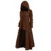 WIS plus Size Women's Casual Dress Hooded Loose Stretch Solid Color Coat Fashion EBay European American Style_ecoleips.com