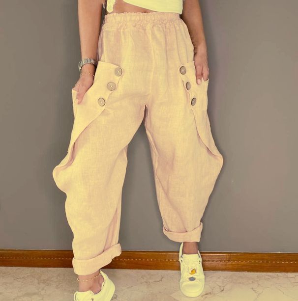 Spring Summer New Cotton Mid-Waist Style Dress – Breathable Pure Color Elegant Casual Dress_ecoleips.com